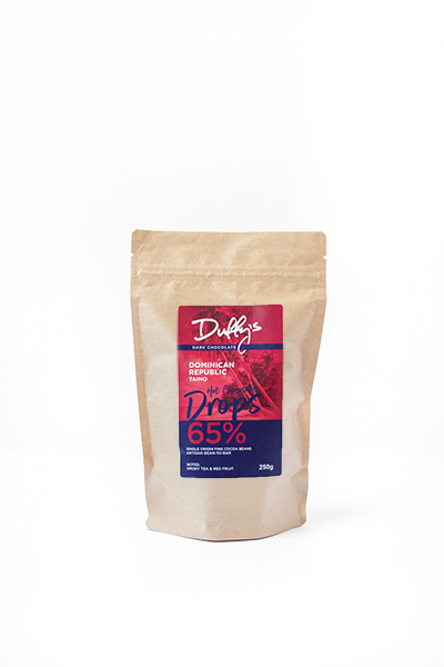 Duffy's Dominican Republic 65% chocolate drops 250g